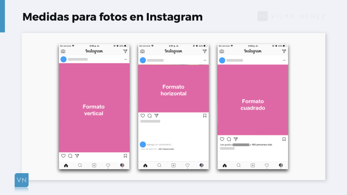 Principais formatos de imagens para o Instagram Principais formatos de imagens para o Instagram