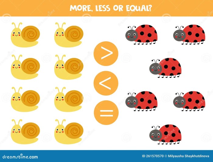 More, less or Equal with Christmas Sweets Stock Illustration ... More, less or Equal with Christmas Sweets Stock Illustration ...