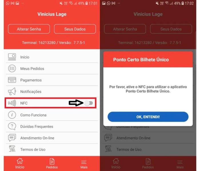 Como consultar o saldo do Bilhete Único SP pelo celular Como Saber O Saldo Do Bilhete Unico