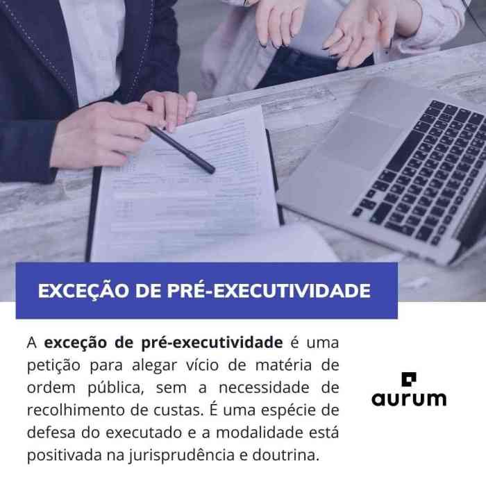 Exceção De Pré-Executividade