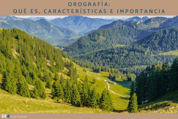 Orografia O Que É