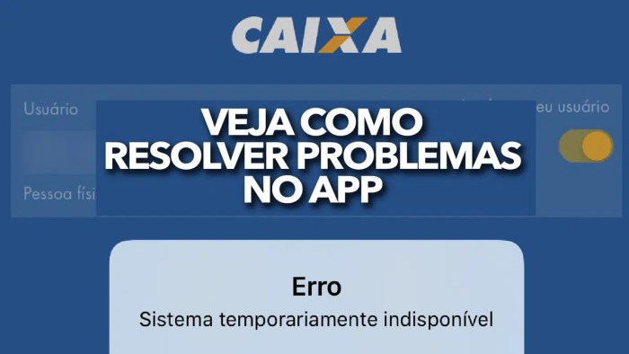 Erro Caixa Tem: Veja como resolver os problemas no app Um Erro Foi Encontrado Ao Processar A Solicitação Do Aplicativo Caixa Tem
