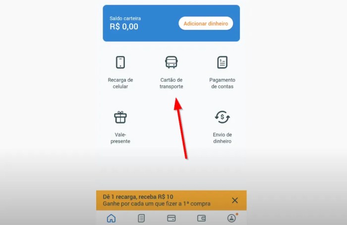 Carregar bilhete unico com cartão de debito (Passos) Carregar bilhete unico com cartão de debito (Passos)