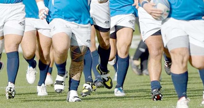 Rugby players tape scrum caps wear walesonline Why are rugby players so huge?