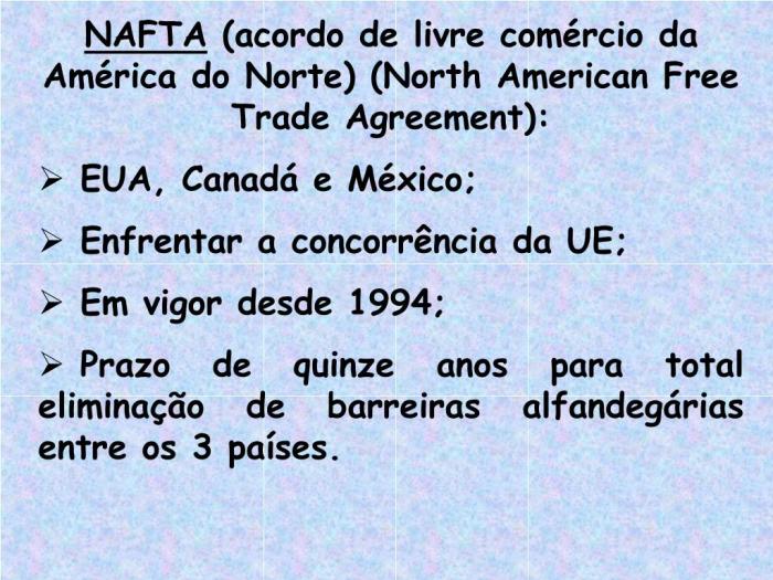 PPT - GLOBALIZAÇÃO E BLOCOS ECONÔMICOS PowerPoint Presentation, free ... Quais Foram Os Três Países Fundadores Do Bloco Econômico Nafta