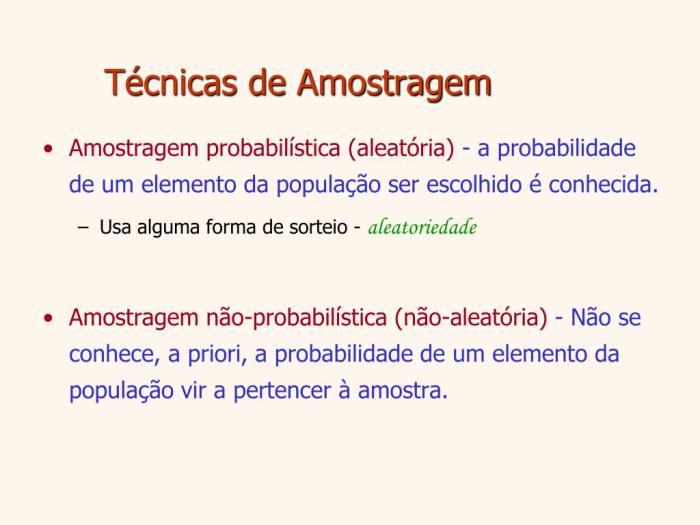 PPT - Técnicas de amostragem PowerPoint Presentation, free download ...