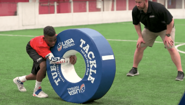 Is rugby like football without pads?