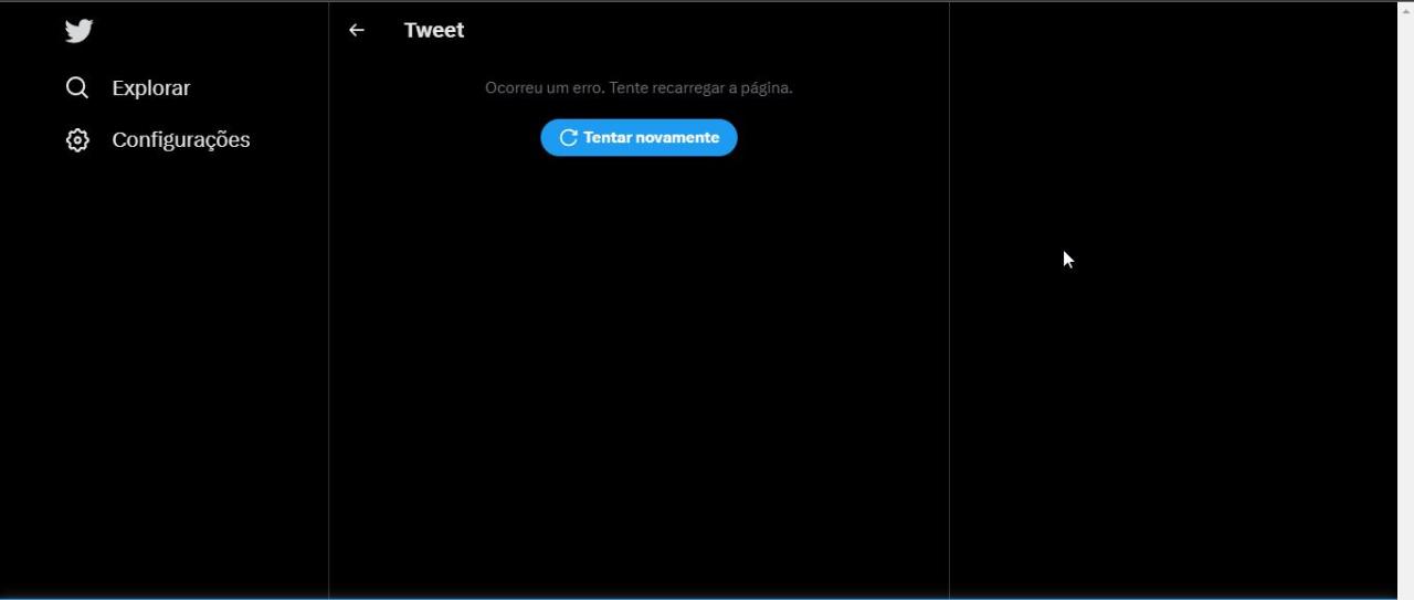 Twitter Fora Do Ar