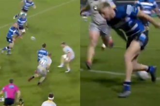 Fiji scored pouncing tournament try