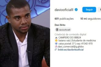 Data de nascimento de Davi Brito em diferentes fontes