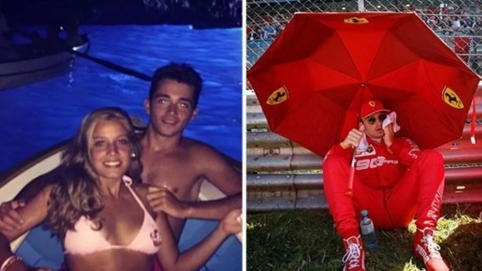 Lista de namoradas de charles leclerc piloto de f1 ferrari