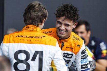 Desempenho Lando Norris em relação a Piastri GP Brasil