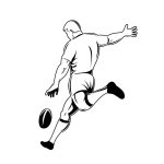 How to kick a rugby ball?