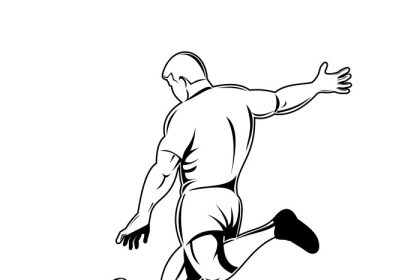 How to kick a rugby ball?