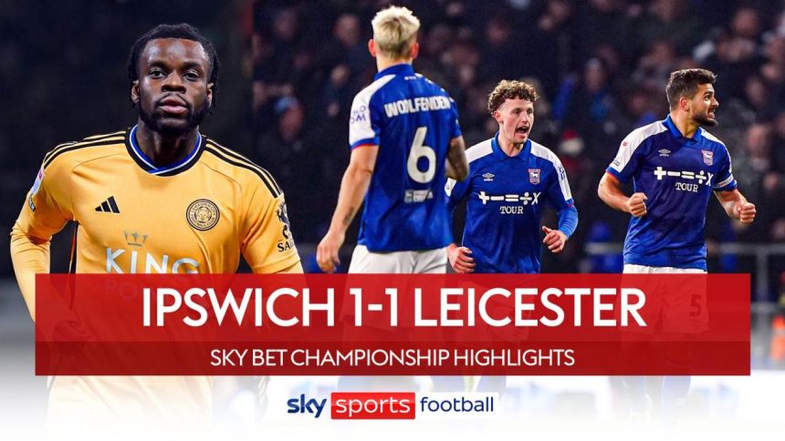 Possíveis substituições Leicester vs Ipswich