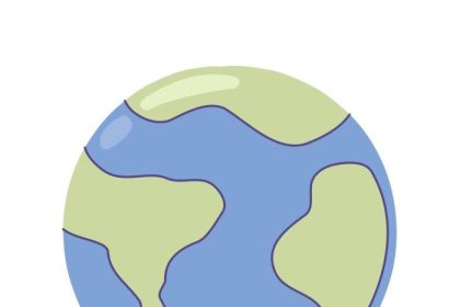 desenho animado do planeta terra 11118605 Vetor no Vecteezy