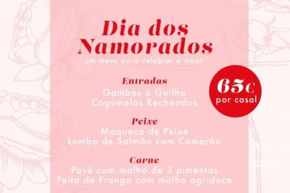 Algumas sugestões para o dia dos namorados | Tomar na Rede