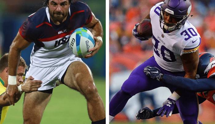 Is football or rugby tougher?