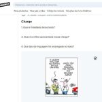 Atividades Leia a charge a seguir: 1. Qual a finalidade desse texto? 2 ...