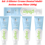 Glister creme dental Multi-Action 5 unidades de 200g | Shopee Brasil