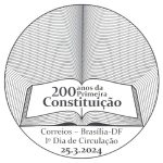 FILATELIA – BRASIL: 200 ANOS DA PRIMEIRA CONSTITUIÇÃO DO BRASIL ...