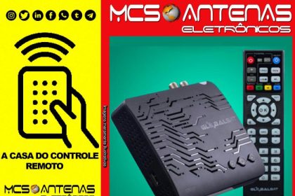 Chegou o novo receptor Globalsat GS-130 com o processador ainda mais ...