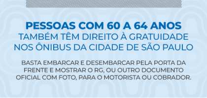 Sptrans Bilhete Idoso 60 Anos