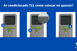 Ar condicionado TCL como colocar no quente? - Escola do HVAC