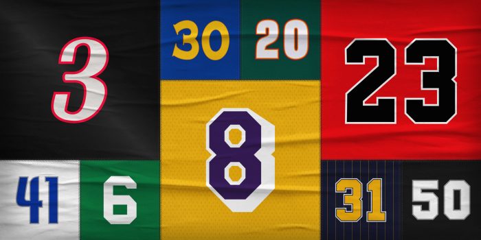 Whose jersey number is 99?