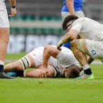 Rugby scrum cap england jonathan davies tape asked battles farrell owen customary donning