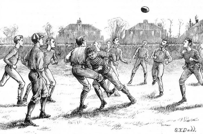 Was football played before rugby?