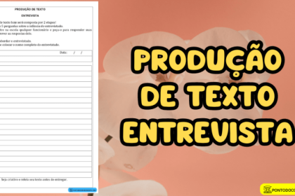 Produção de texto entrevista - Ponto do Conhecimento