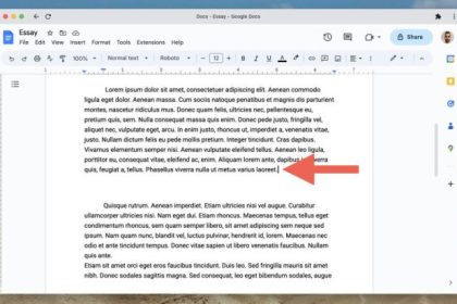 Como remover quebras de página e quebras de seção no Google Docs