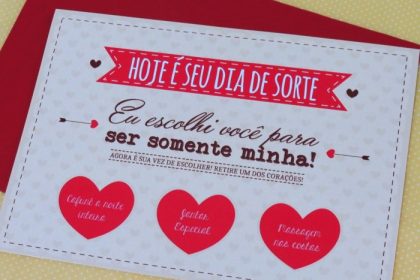Bilhete De Dia Dos Namorados