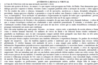 O período em que a regência do verbo em destaque está adequ...