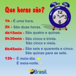 PORTU ESCOLA: Que horas são?