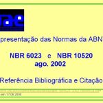 Apresentao das Normas da ABNT NBR 6023 e