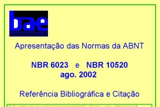 Apresentao das Normas da ABNT NBR 6023 e