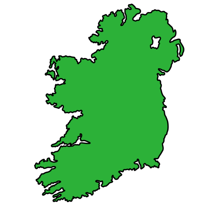 Why is Ireland number one?