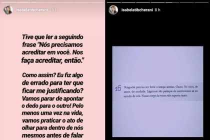Isabela Tibcherani fala sobre exposição da família nas redes: 'Eu privo ...