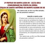 Novena de santa luzia