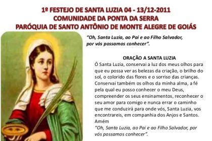 Novena de santa luzia