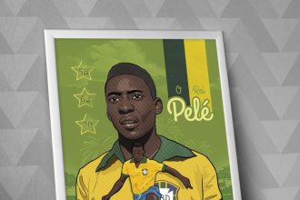 O Rei Pelé - Seleção Brasileira | Elo7 Produtos Especiais