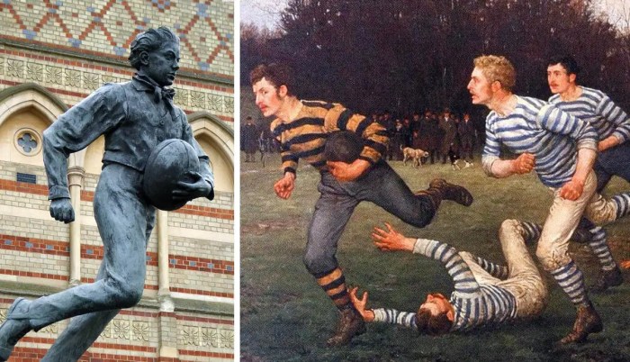 Did rugby come from soccer?