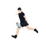 Rugby kicking ball player uniform blue alamy stadium stock