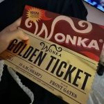 Ticket Bilhete Dourado Willy Wonka: A Fantástica Fábrica de Chocolate ...